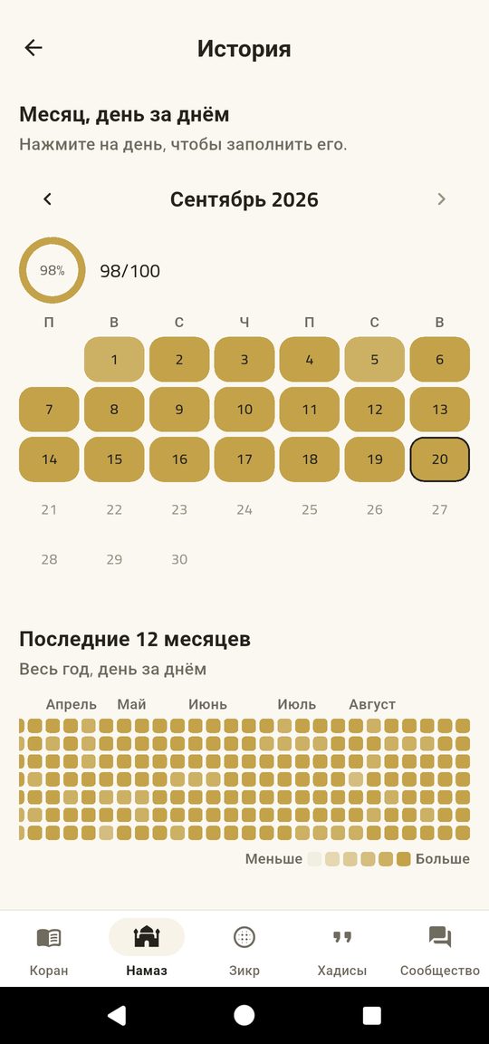 Прогресс и статистика — EsSiraj screenshot